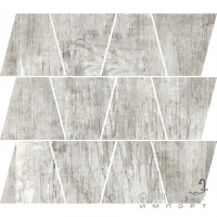 Мозаика, трапециями 30x30 Apavisa Nanoiconic Mosaico Trapezium G-1756 White Natural (белая)