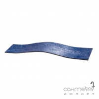Гнутий керамограніт 15x90 Apavisa Vintage Curve-15 G-1850 Blue Natural (синій)