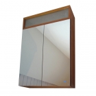 Дзеркальна шафка для ванної кімнати з підсвічуванням H2O LH-779 колір вільха (уцінка)