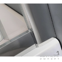 Полукруглая душевая кабина с поддоном Volle Fiesta 10-22-157 профиль хром, стекло прозрачное