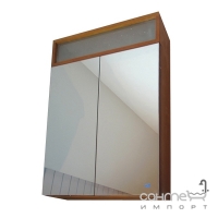 Зеркальный шкафчик для ванной комнаты с подсветкой H2O LH-779 цвет ольха (уценка)