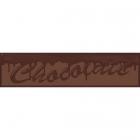 Настінна плитка 10х40 Monopole Mate Liso декор Chocolate Chocolatier