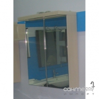 Зеркальный шкафчик для ванной комнаты с подсветкой EAGO PC 122 FA-2 цвет белёный дуб (уценка)