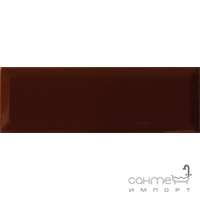 Плитка настенная 10х30 Monopole Exquisit Brillo Bisel Marron глянцевая (коричневая)