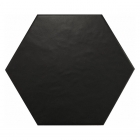 Керамогранит декор Equipe Hexatile Negro Mate 17.5x20 (шестигранник)