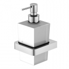 Дозатор для жидкого мыла настенный Steinberg Series 420 4208001 хром, стекло сатин белый