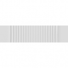 Плитка настенная, декор 7,5x30 Apavisa Nanofantasy Lista G-1466 White Sound (белая)