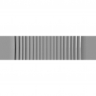 Настінна плитка, декор 7,5x30 Apavisa Nanofantasy Lista G-1466 Grey Sound (сіра)