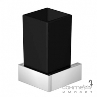 Склянка для щіток настінна Steinberg Series 460 4602002 хром, скло сатин чорний