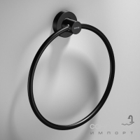 Кольцо для полотёнца Sonia Tecno Project 166220 чёрное