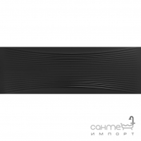 Настінна плитка, декор 30x90 Apavisa Nanofantasy G-1246 Black Sound (чорна)