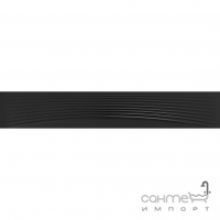 Плитка настенная, декор 15x90 Apavisa Nanofantasy G-1352 Black Sound (черная)
