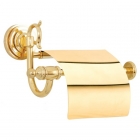 Держатель для туалетной бумаги с крышкой Kugu Versace 211G золото
