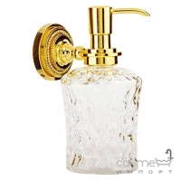 Диспенсер для жидкого мыла с настенным держателем Kugu Versace 214G золото
