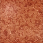 Напольная плитка, декор листья 45x45 ColiseumGres Sicilia Inserto Foglie Rosso (красная)