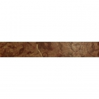 Напольная плитка, фриз 7,2x45 ColiseumGres Sicilia Fascia Foglie Marrone (коричневая)