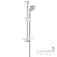 Набір для ванної кімнати (душовий гарнітур + змішувачі для раковини та ванни) Grohe Eurosmart 123238S