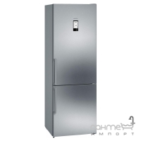 Отдельностоящий двухкамерный холодильник с нижней морозильной камерой Siemens KG49NAI31U нержавеющая сталь