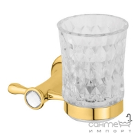 Склянка з настінним тримачем Kugu Bavaria 306G золото