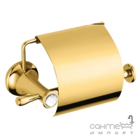 Тримач для туалетного паперу з кришкою Kugu Bavaria 311G золото