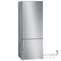 Окремий двокамерний холодильник із нижньою морозильною камерою Siemens KG57NVI20N нержавіюча сталь