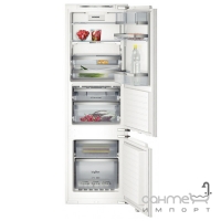 Встраиваемый двухкамерный холодильник с нижней морозильной камерой Siemens KI39FP60