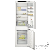 Встраиваемый двухкамерный холодильник с нижней морозильной камерой Siemens KI86NAD30