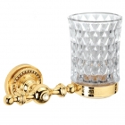 Склянка з настінним тримачем Kugu Eldorado 806G золото
