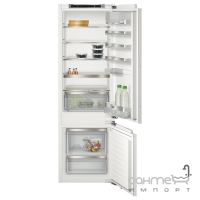 Встраиваемый двухкамерный холодильник с нижней морозильной камерой Siemens KI87SAF30