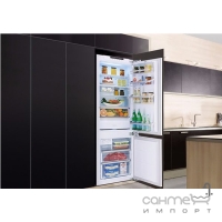 Встраиваемый двухкамерный холодильник с нижней морозильной камерой Siemens KI87SAF30