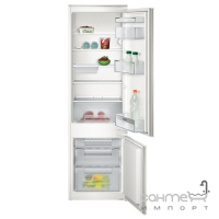 Встраиваемый двухкамерный холодильник с нижней морозильной камерой Siemens KI38VX20