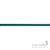 Плитка настенная фриз Opoczno Elegant Stripes glass turquoise border 3X75 
