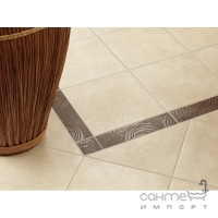 Плитка для підлоги, декор 30x30 ColiseumGres Piemonte Inserto Camelia Marrone (коричнева)