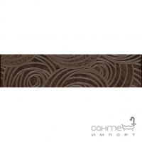 Напольная плитка, фриз 7,2x30 ColiseumGres Piemonte Fascia Camelia Marrone (коричневая)