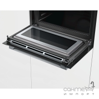 Компактный духовой шкаф с микроволновкой Bosch Serie 8 CMG636BB1 черный
