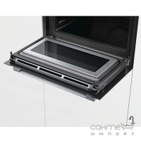 Компактный духовой шкаф с микроволновкой Bosch Serie 8 CMG636BS1 нержавеющая сталь