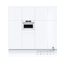 Компактный духовой шкаф с микроволновкой Bosch Serie 8 CMG636BW1 белый