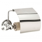 Тримач для туалетного паперу з кришкою Kugu Swan 411C хром