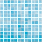 Мозаика 31,5x31,5 Vidrepur Colors Niebla Azul Turquesa 501 (бирюзовая)