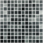 Мозаика 31,5x31,5 Vidrepur Colors Fog Negro 509 (черная)