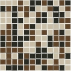 Мозаїка 31,5x31,5 Vidrepur Colors Mix 831/835/836 Hueso/Marron/Marron Oscuro