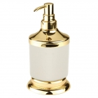 Диспенсер для жидкого мыла настольный Kugu Versace Freestand 230G золото
