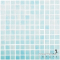 Мозаика 31,5x31,5 Vidrepur Colors Fog Azul Niza 510 (светло-голубая)