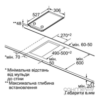 Варочная поверхность электрическая Bosch Domino PKF375CA1E