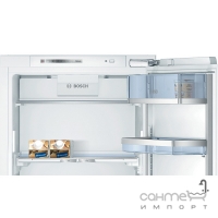 Встраиваемый двухкамерный холодильник с нижней морозильной камерой Bosch KIF42P60