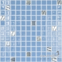 Мозаика 31,5x31,5 Vidrepur Colors+ Agata 107-751 (голубая)
