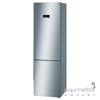 Отдельностоящий двухкамерный холодильник с нижней морозильной камерой Bosch KGN39XL35 нержавеющая сталь