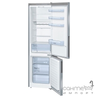 Окремий двокамерний холодильник з нижньою морозильною камерою Bosch KGV39VL31 нержавіюча сталь