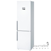 Отдельностоящий двухкамерный холодильник с нижней морозильной камерой Bosch Serie 6 KGN39AW35 белый
