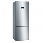 Окремий двокамерний холодильник із нижньою морозильною камерою Bosch Serie 4 KGN56VI30U сталь